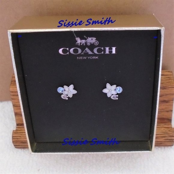 Coach Jewelry - NWT Coach Wildflower Cluster Stud Earrings